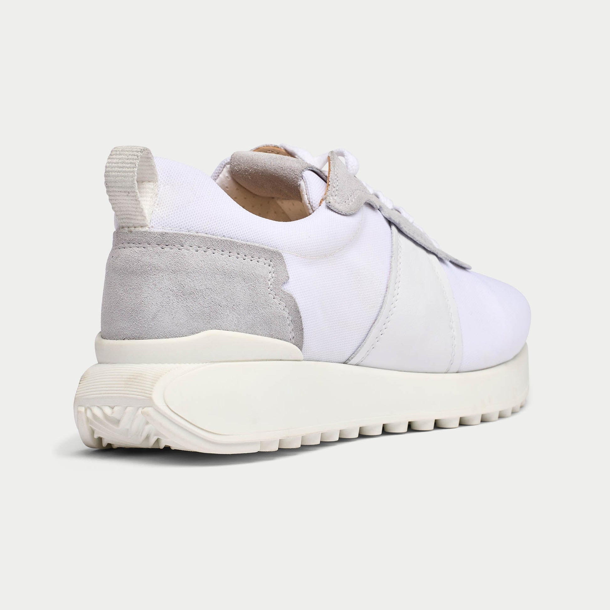 Cosmos - Chunky-Sole White Wide Fit Trainers-6