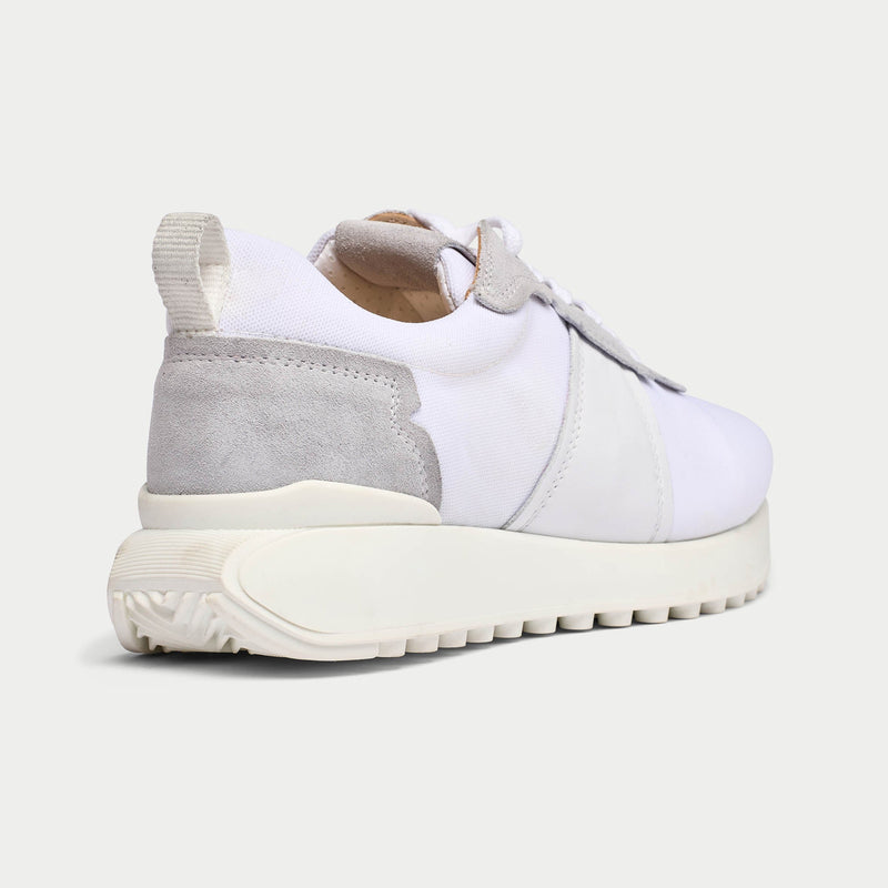 Cosmos - Chunky-Sole White Wide Fit Trainers-6