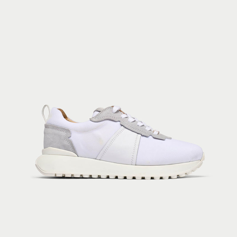 Cosmos - Chunky-Sole White Wide Fit Trainers-1