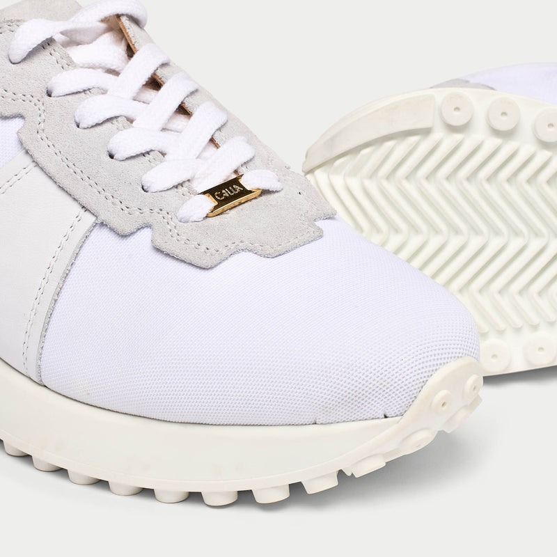 Cosmos - Chunky-Sole White Wide Fit Trainers-4