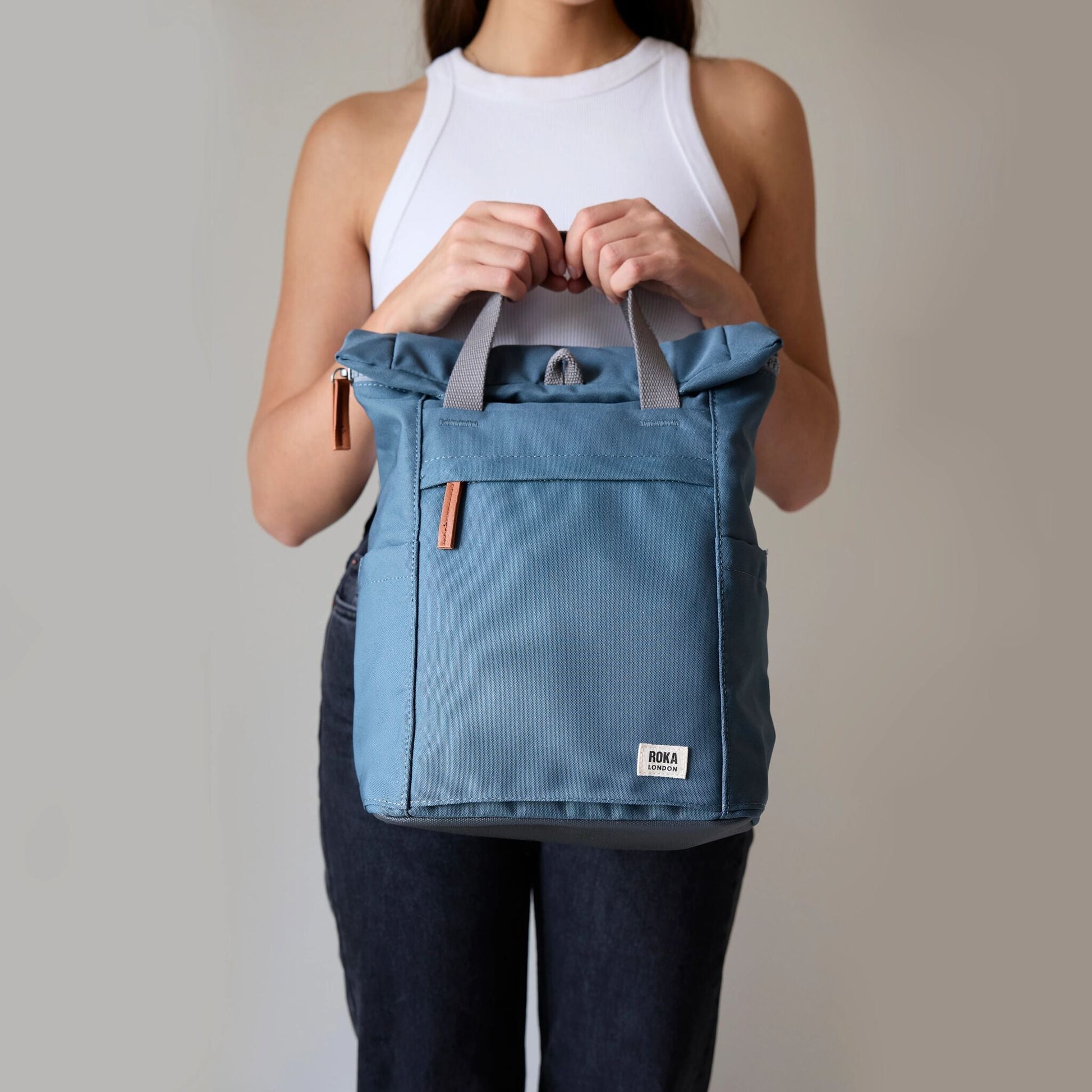 Finchley Backpack in Burnt Blue-11
