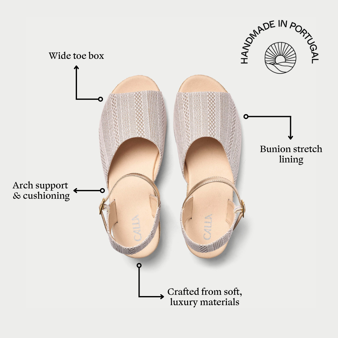 Francesca - Ivory & Silver Lace Espadrilles-7