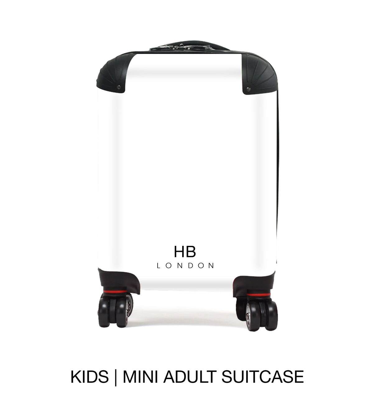 Black with Gold Font Initial Personalised Suitcase-12