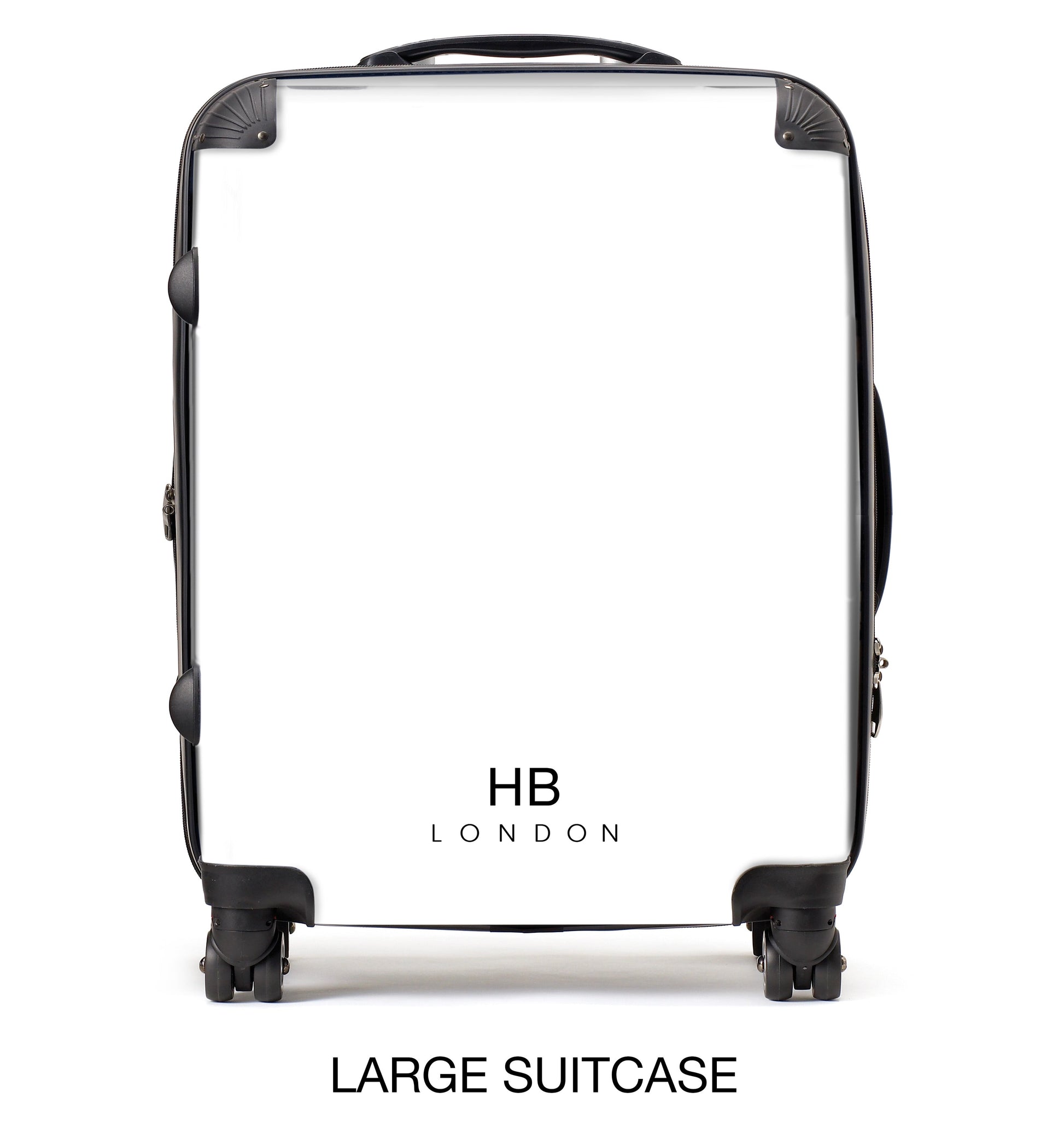 Navy Subtle Fashion Font Initial Personalised Suitcase-9