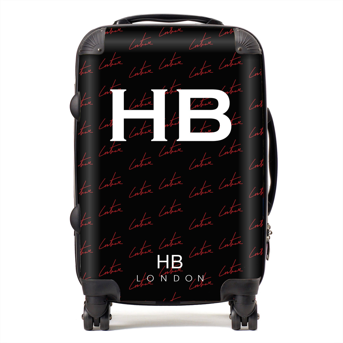 Couture Club Pattern Initial Personalised Suitcase-1