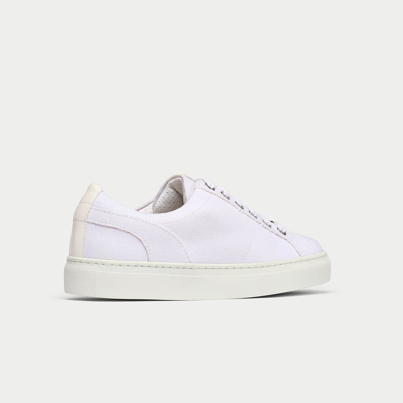 Luna Vegan - White Wide Fit Trainers-8