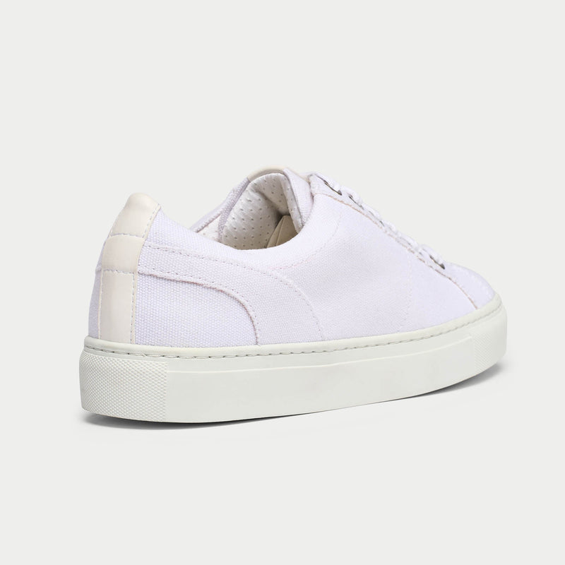 Luna Vegan - White Wide Fit Trainers-5
