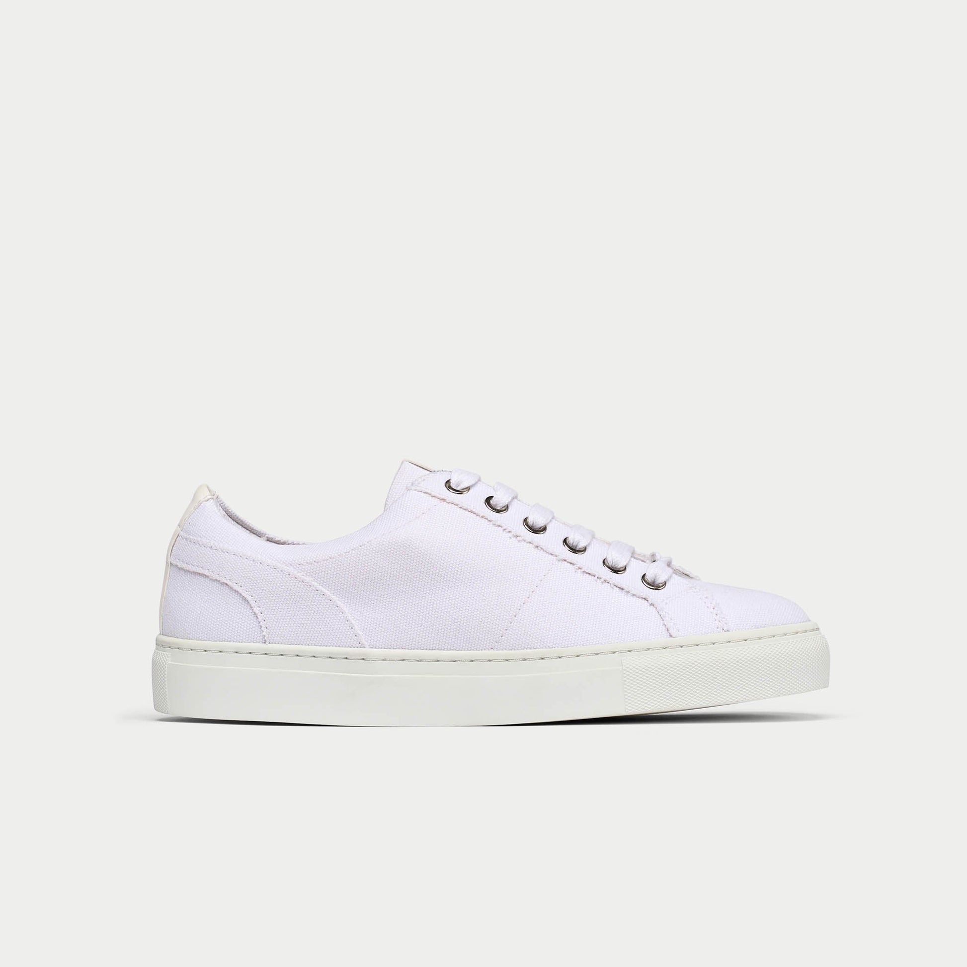 Luna Vegan - White Wide Fit Trainers-1