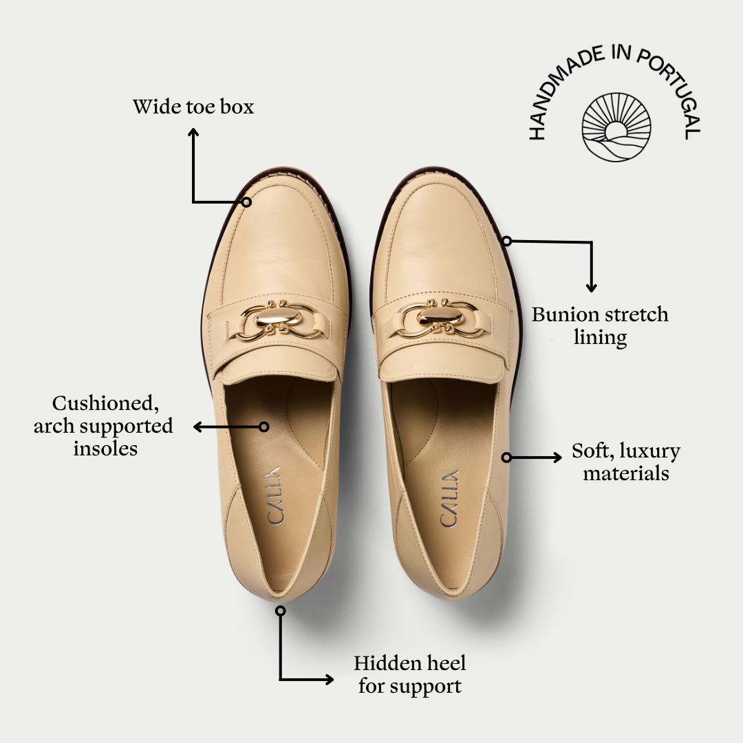 Meredith - Neutral Leather Loafers-6