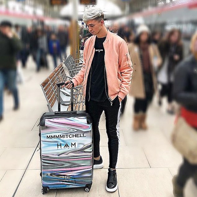 Holographic Initial Personalised Suitcase-2