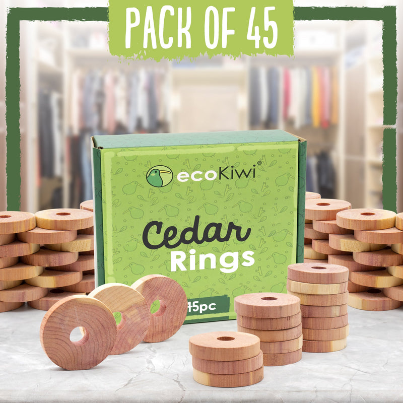 Natural Cedar Travel Hanger Rings-3