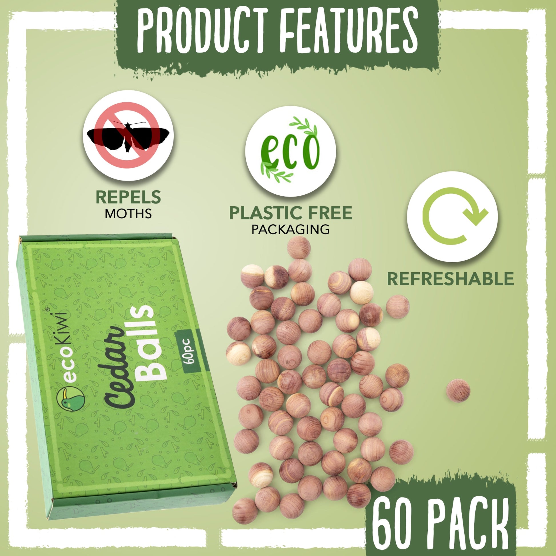 Natural Cedar Travel Protection Balls-3