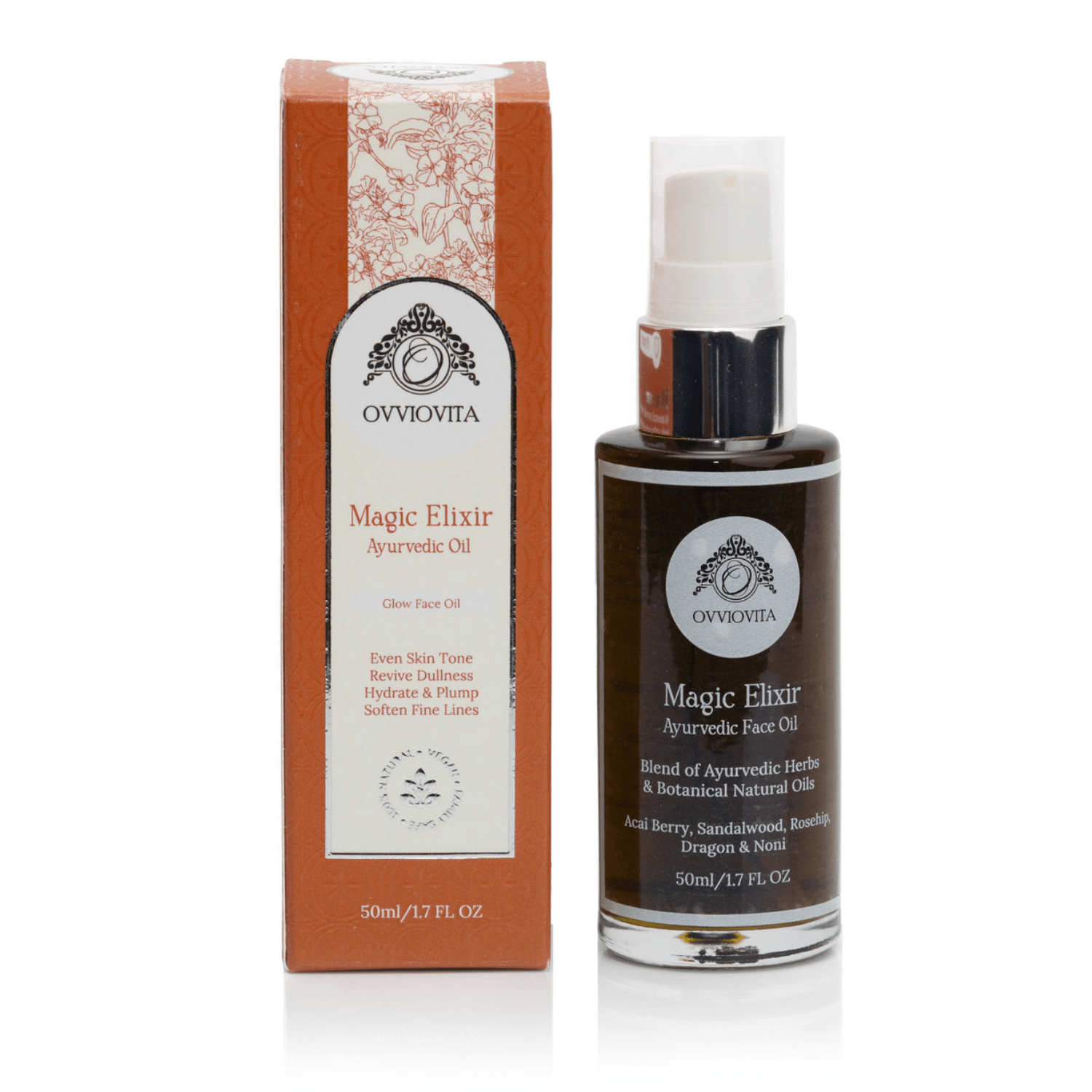 Magic Elixir Sandalwood Face Oil – Travel Skin Renewal Oil