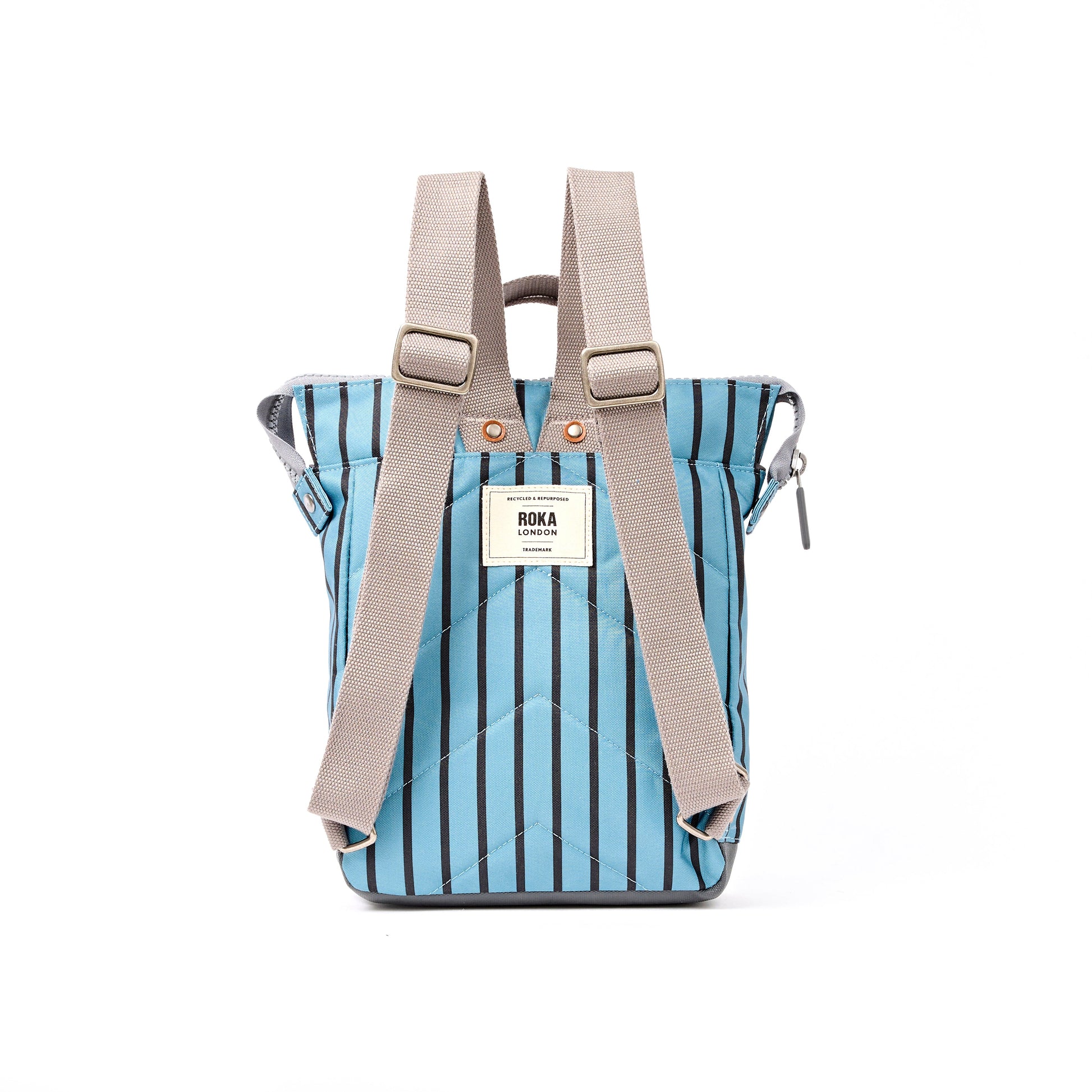 Bantry Backpack in Blue Stripe-4
