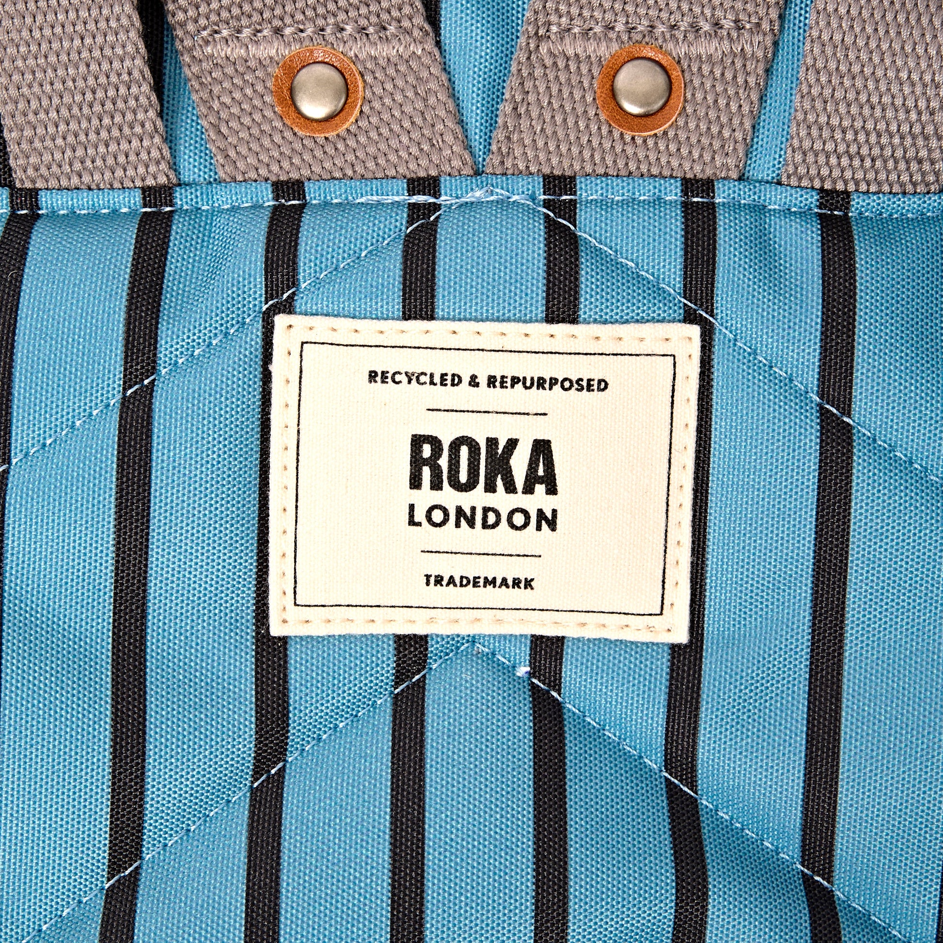 Bantry Backpack in Blue Stripe-8
