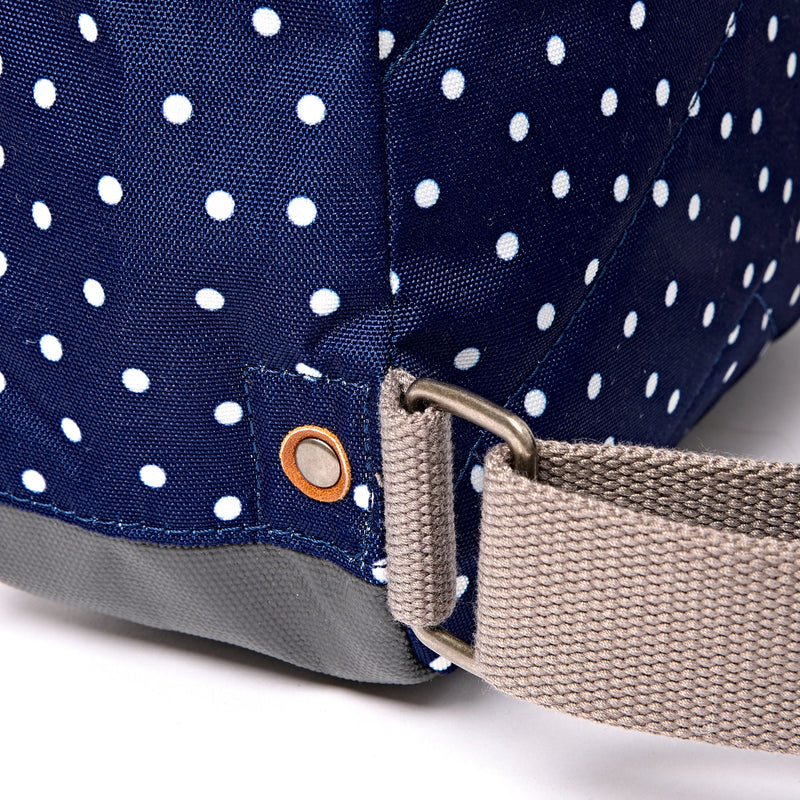 Bantry Backpack in Navy Polka Dot-7