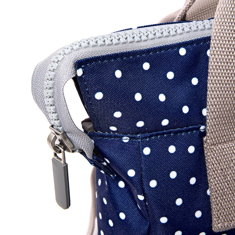 Bantry Backpack in Navy Polka Dot-5