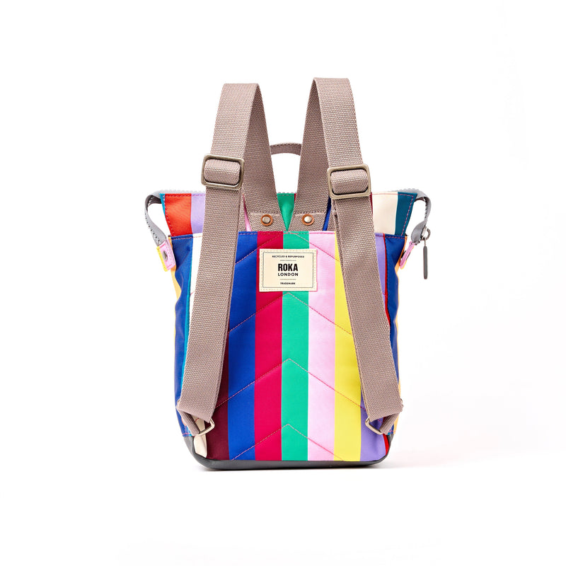 Bantry Backpack in Wide Multi Stripe-4