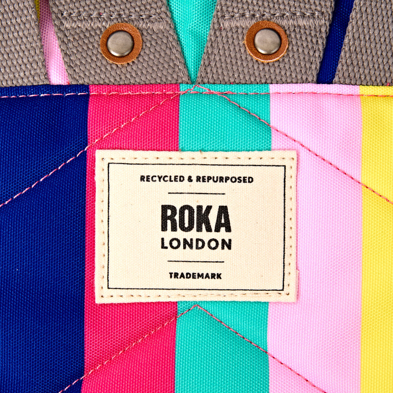 Bantry Backpack in Wide Multi Stripe-8