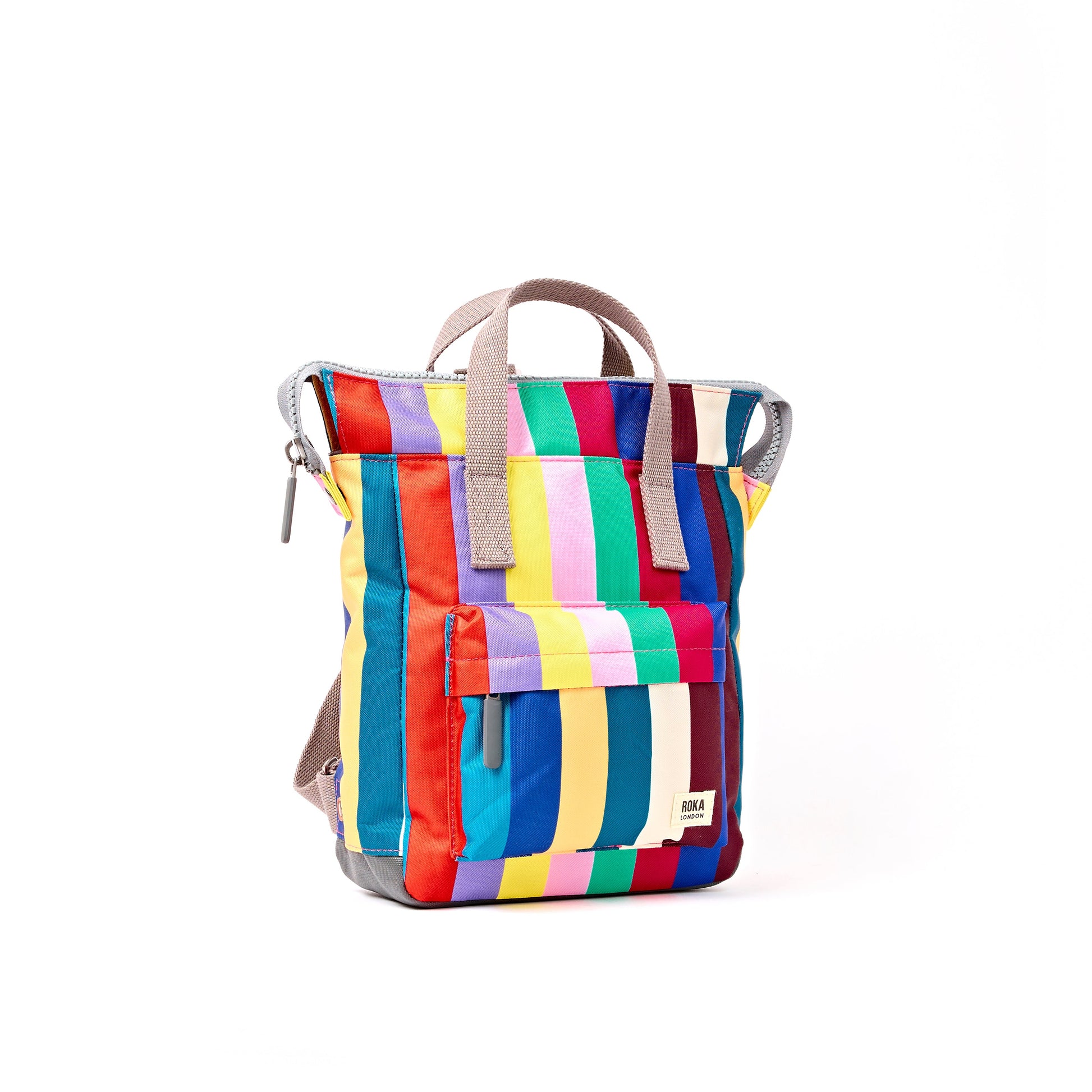 Bantry Backpack in Wide Multi Stripe-3