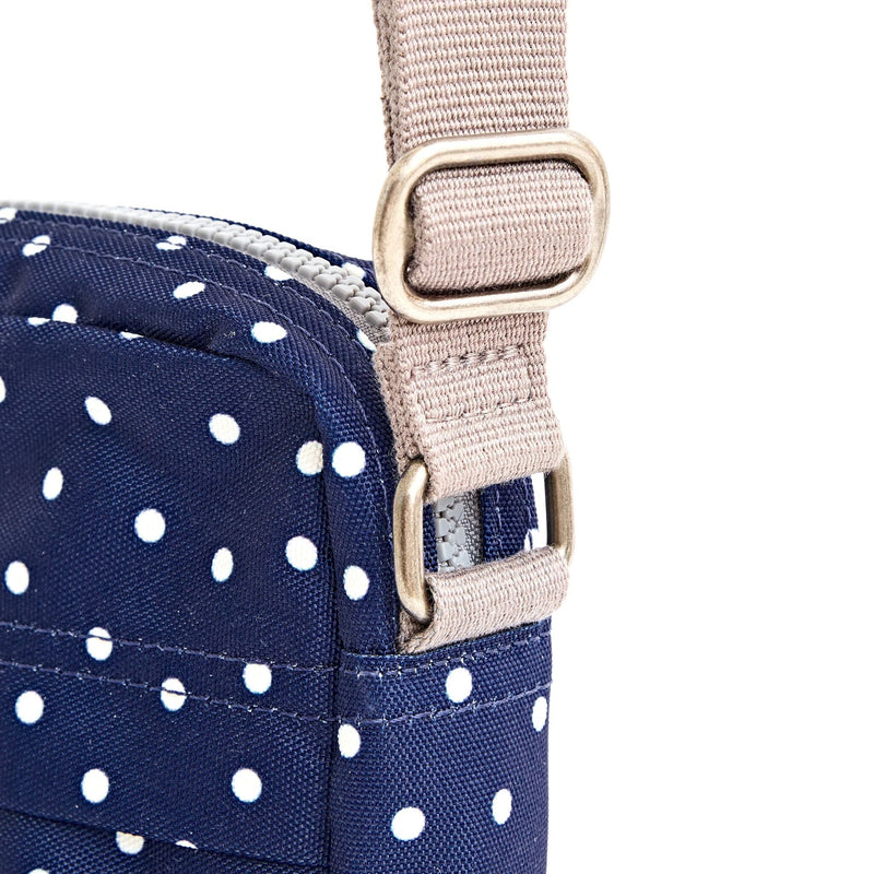 Bond Pocket Crossbody Bag in Navy Polka Dot-8