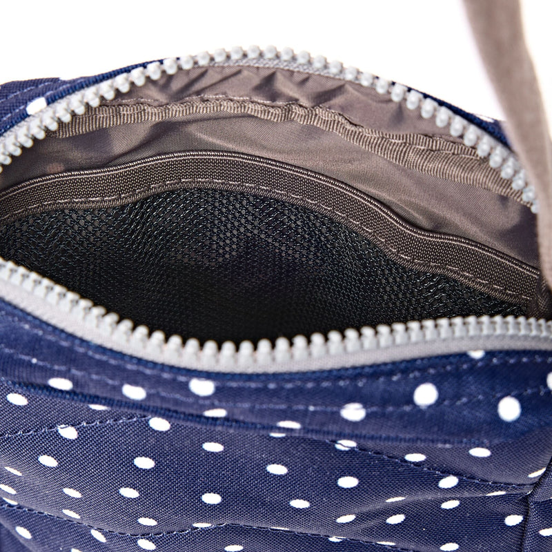 Bond Pocket Crossbody Bag in Navy Polka Dot-5