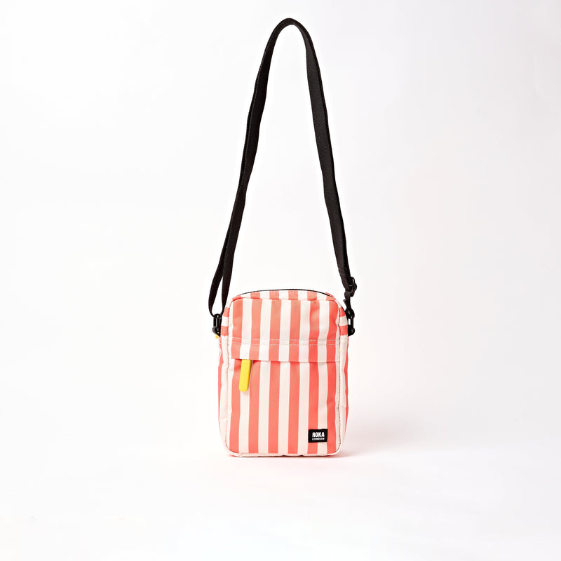 Bond Pocket Crossbody Bag in Coral Stripe-1