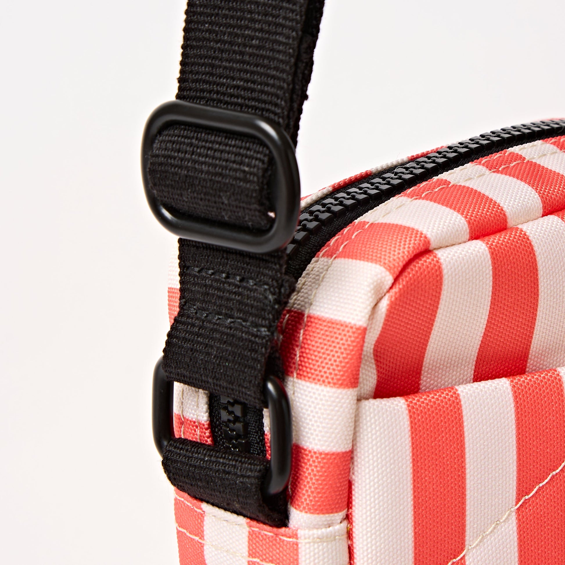 Bond Pocket Crossbody Bag in Coral Stripe-7