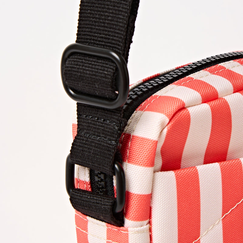 Bond Pocket Crossbody Bag in Coral Stripe-7