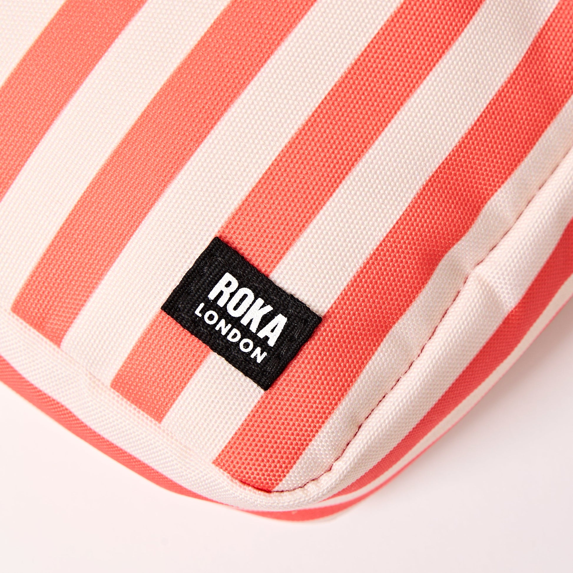 Bond Pocket Crossbody Bag in Coral Stripe-8