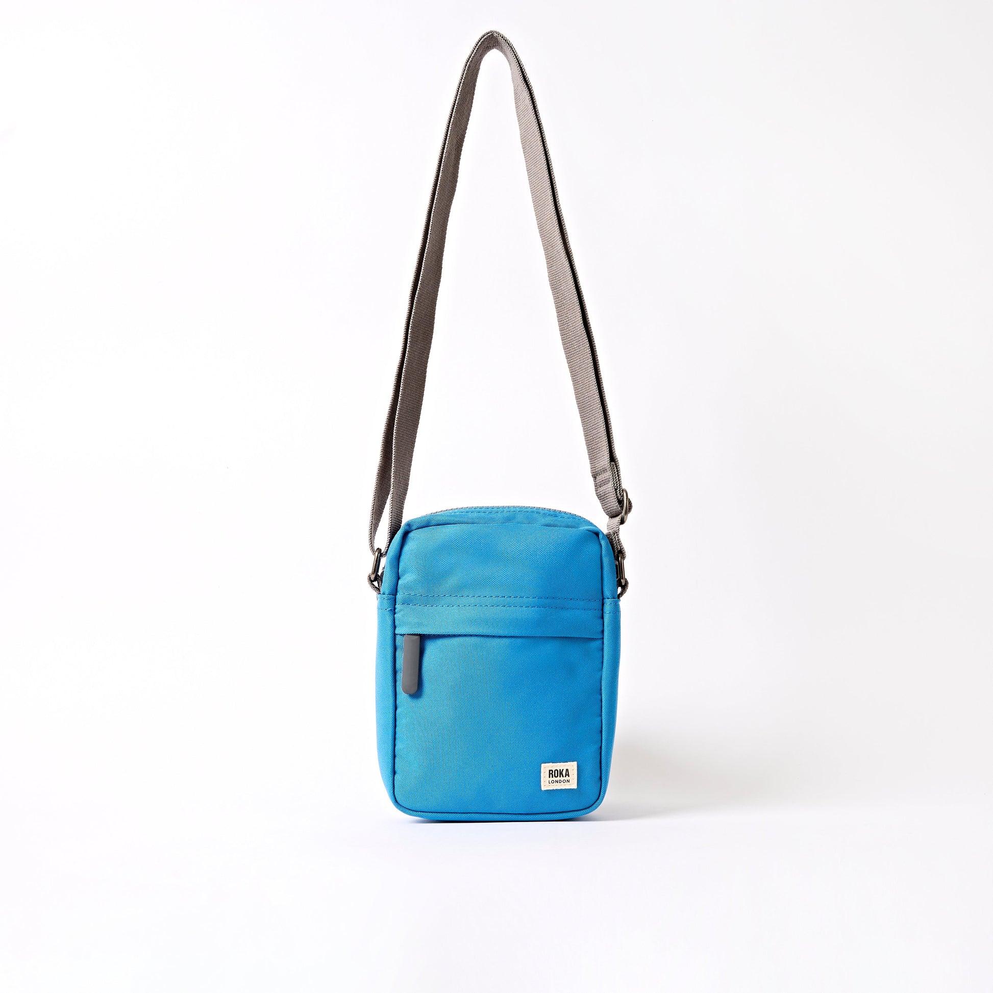 Bond Pocket Crossbody Bag in Malibu Blue Recycled Canvas-1