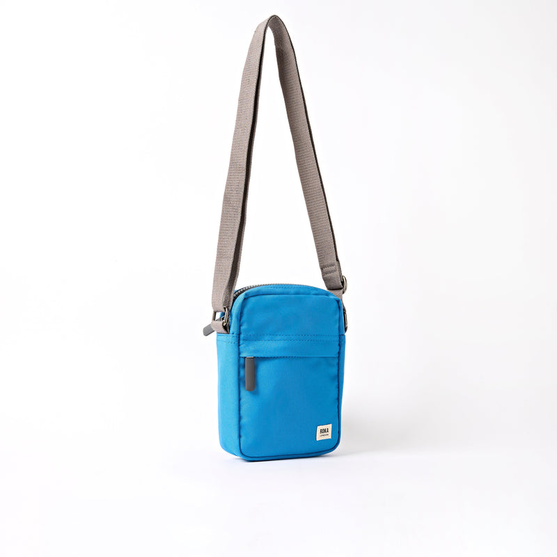 Bond Pocket Crossbody Bag in Malibu Blue Recycled Canvas-2