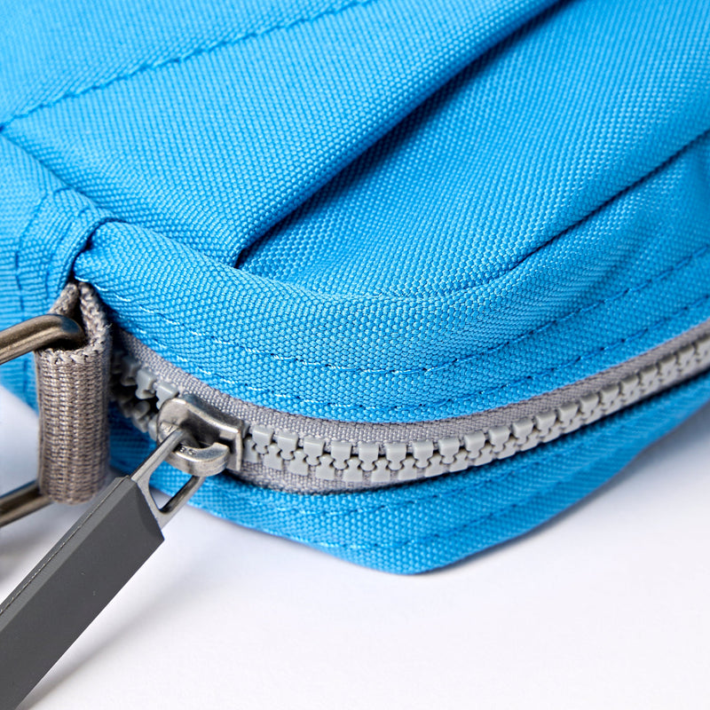 Bond Pocket Crossbody Bag in Malibu Blue Recycled Canvas-5