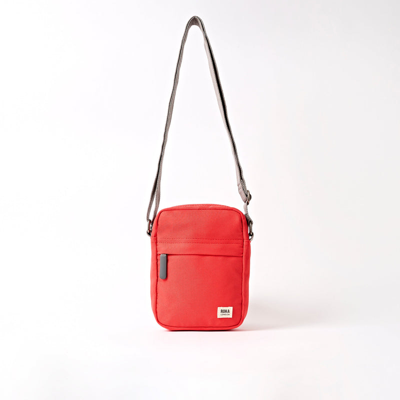 Bond Pocket Crossbody Bag in Scarlet Recycled Canvas-1