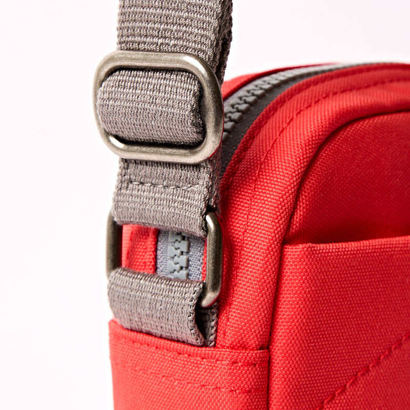 Bond Pocket Crossbody Bag in Scarlet Recycled Canvas-6