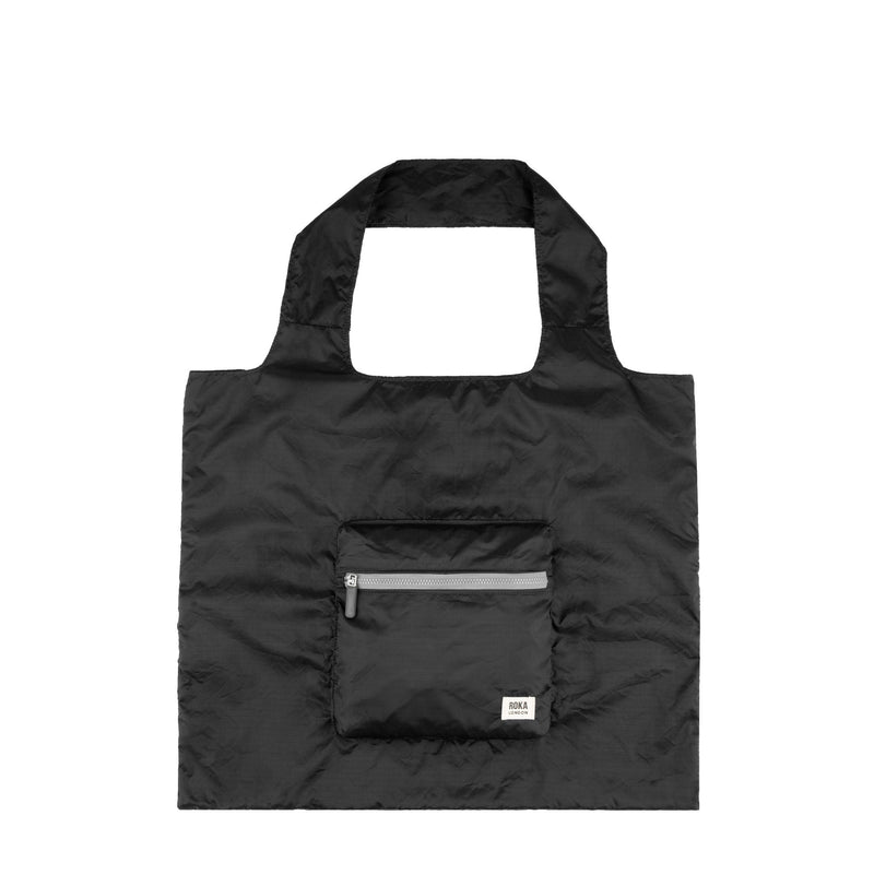 Borough Shopper Tote Bag in Black-1