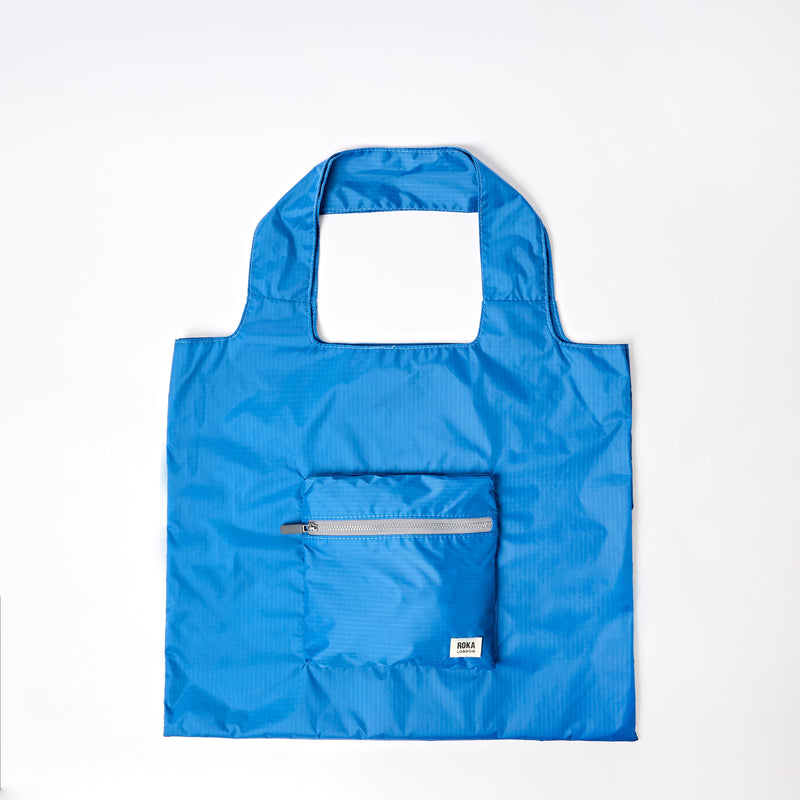 Borough Shopper Tote Bag in Malibu Blue-1