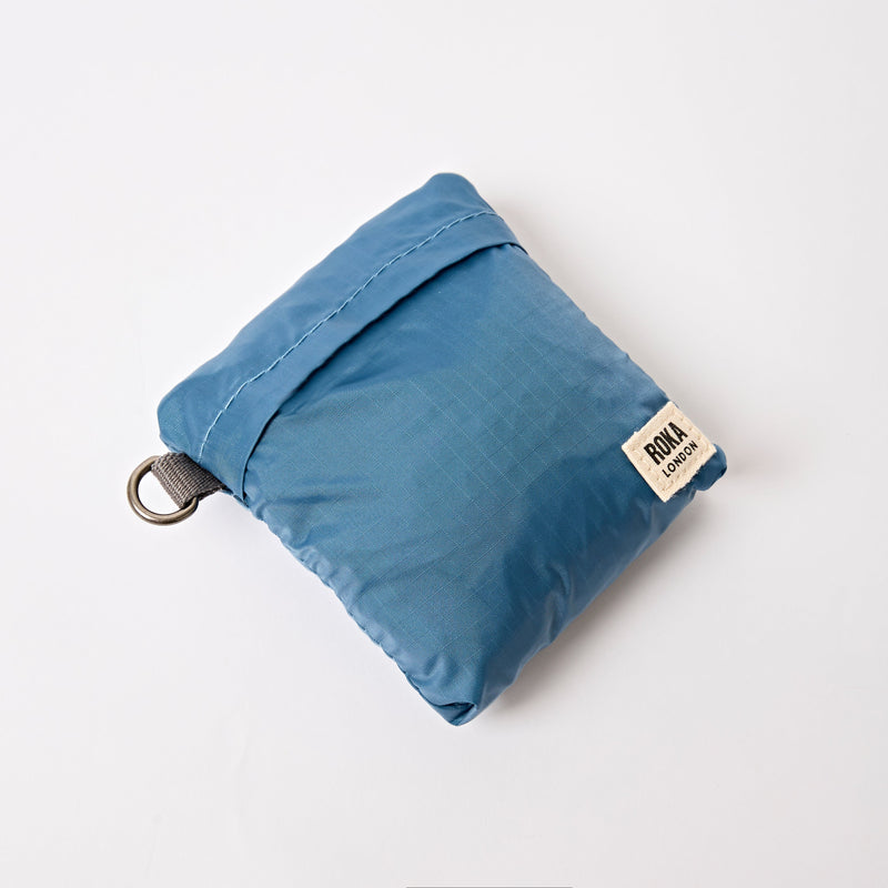 Borough Shopper Tote Bag in Retro Blue-3
