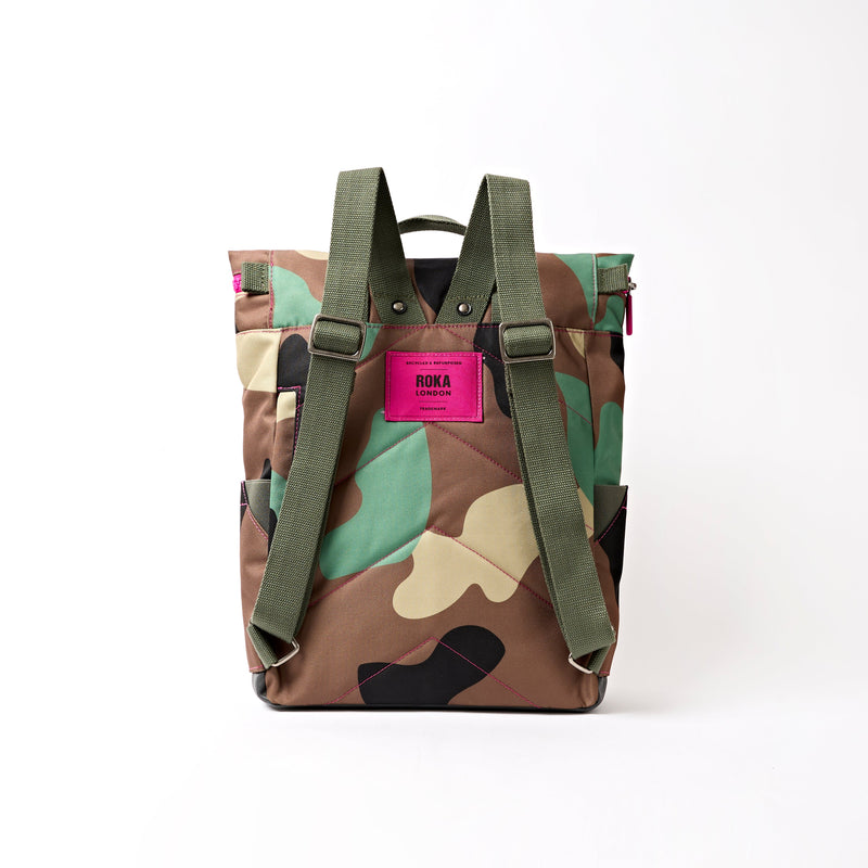 Camden J Backpack in Vintage Camo-4