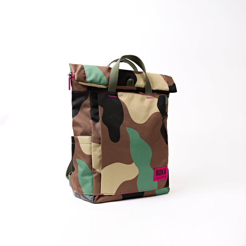 Camden J Backpack in Vintage Camo-3
