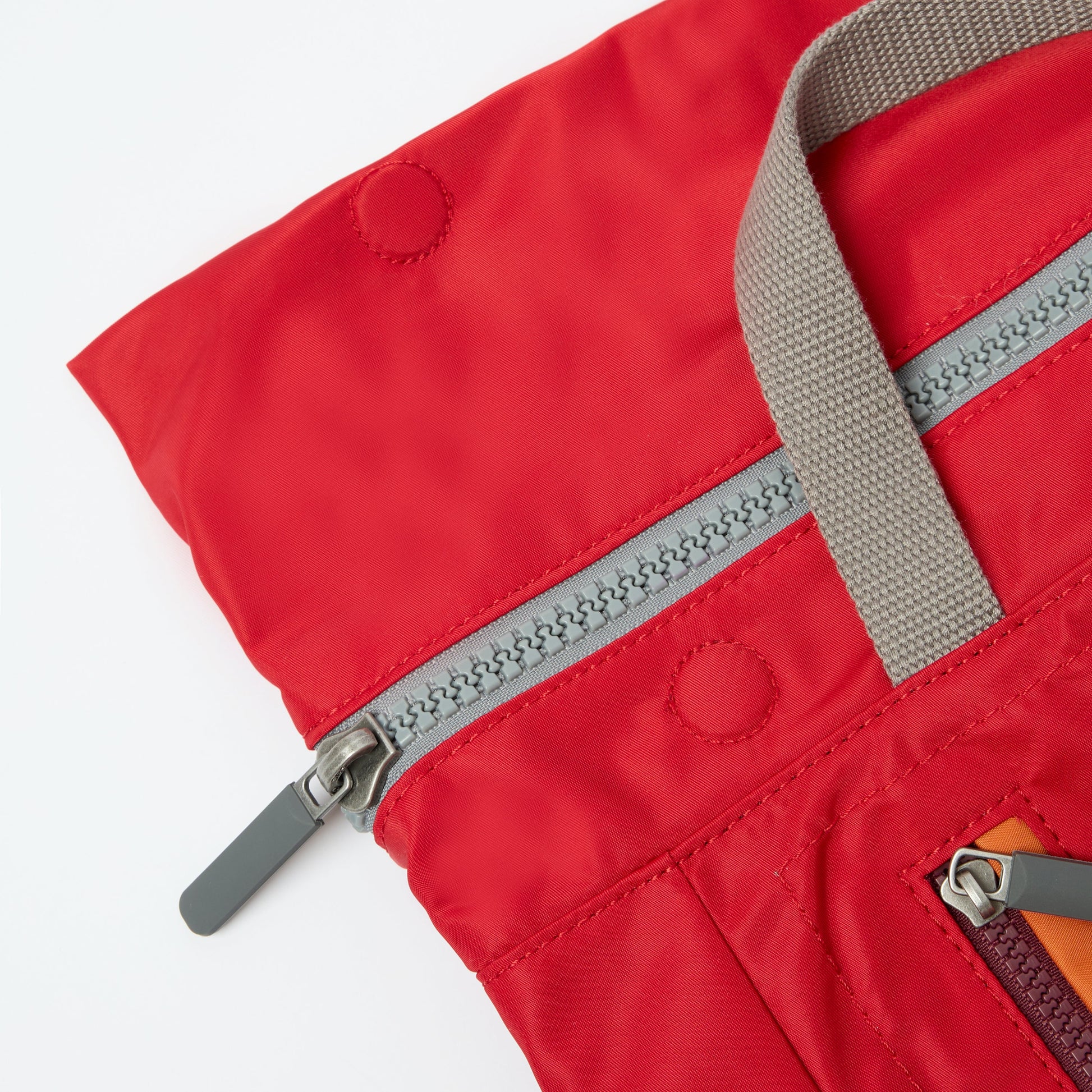 Camden J Backpack in Cranberry Stripe-6