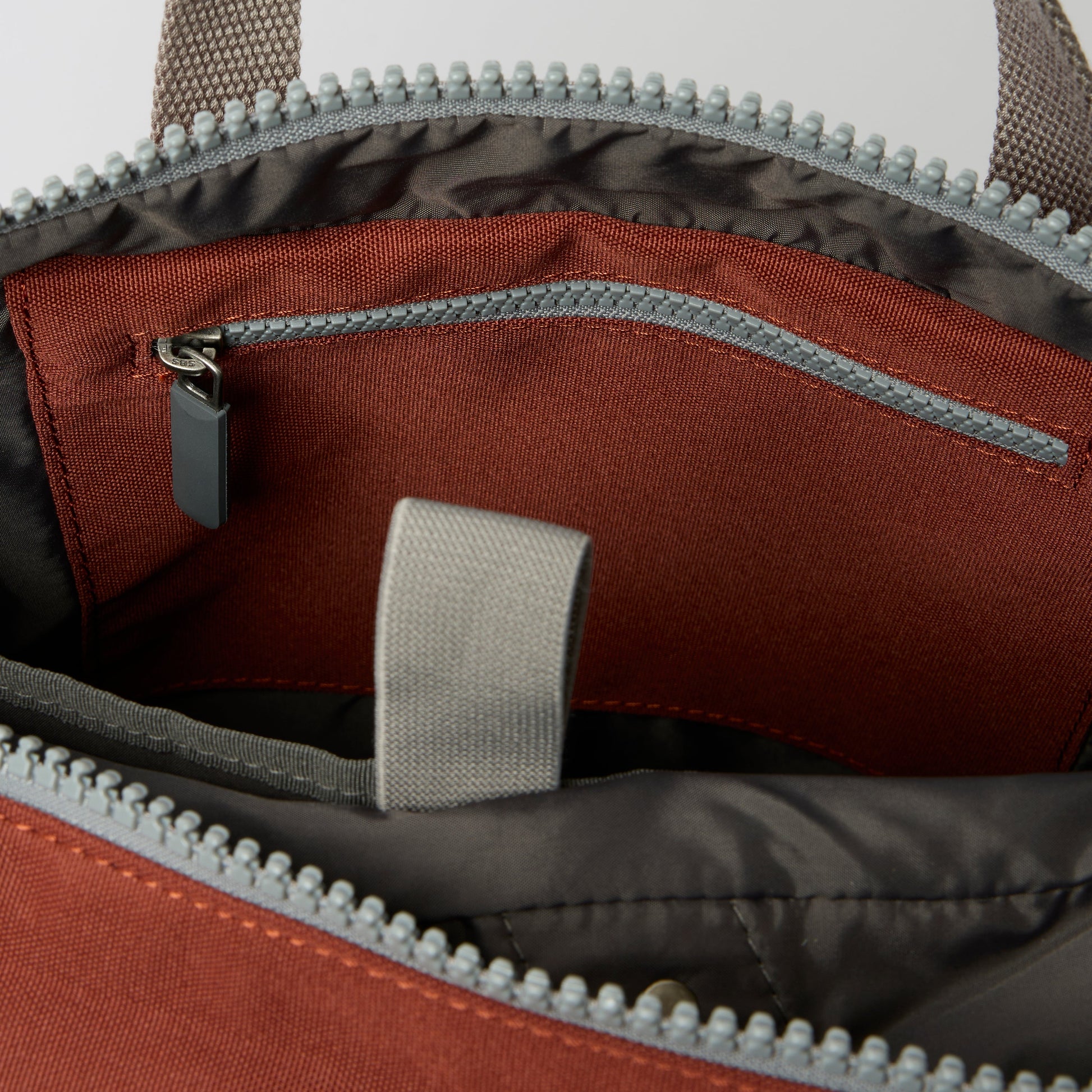 Camden J Backpack in Henna Stripe-5