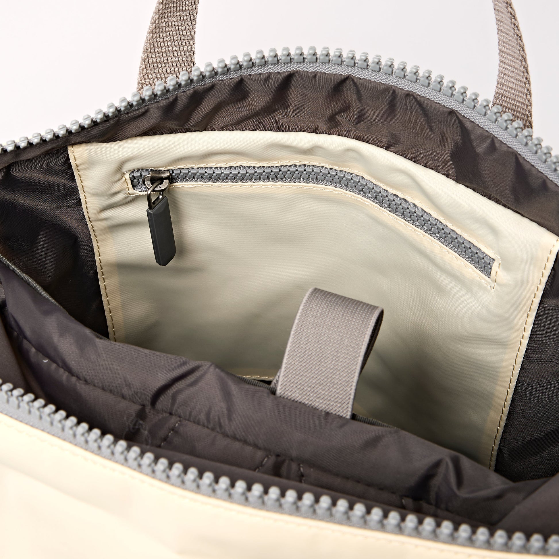 Camden J Backpack in Wax Paper Stripe-5