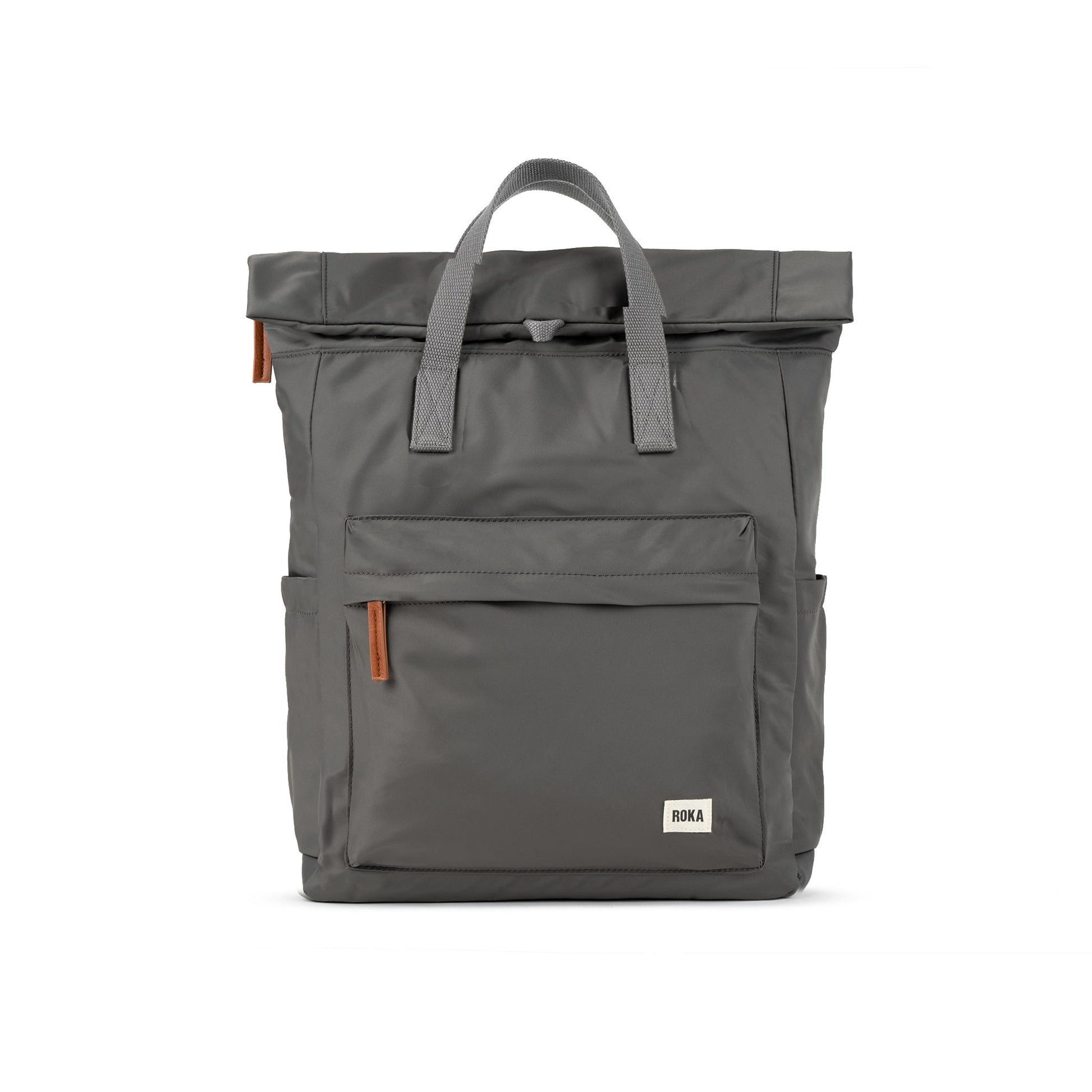 Canfield Roll Top Backpack in Graphite-11
