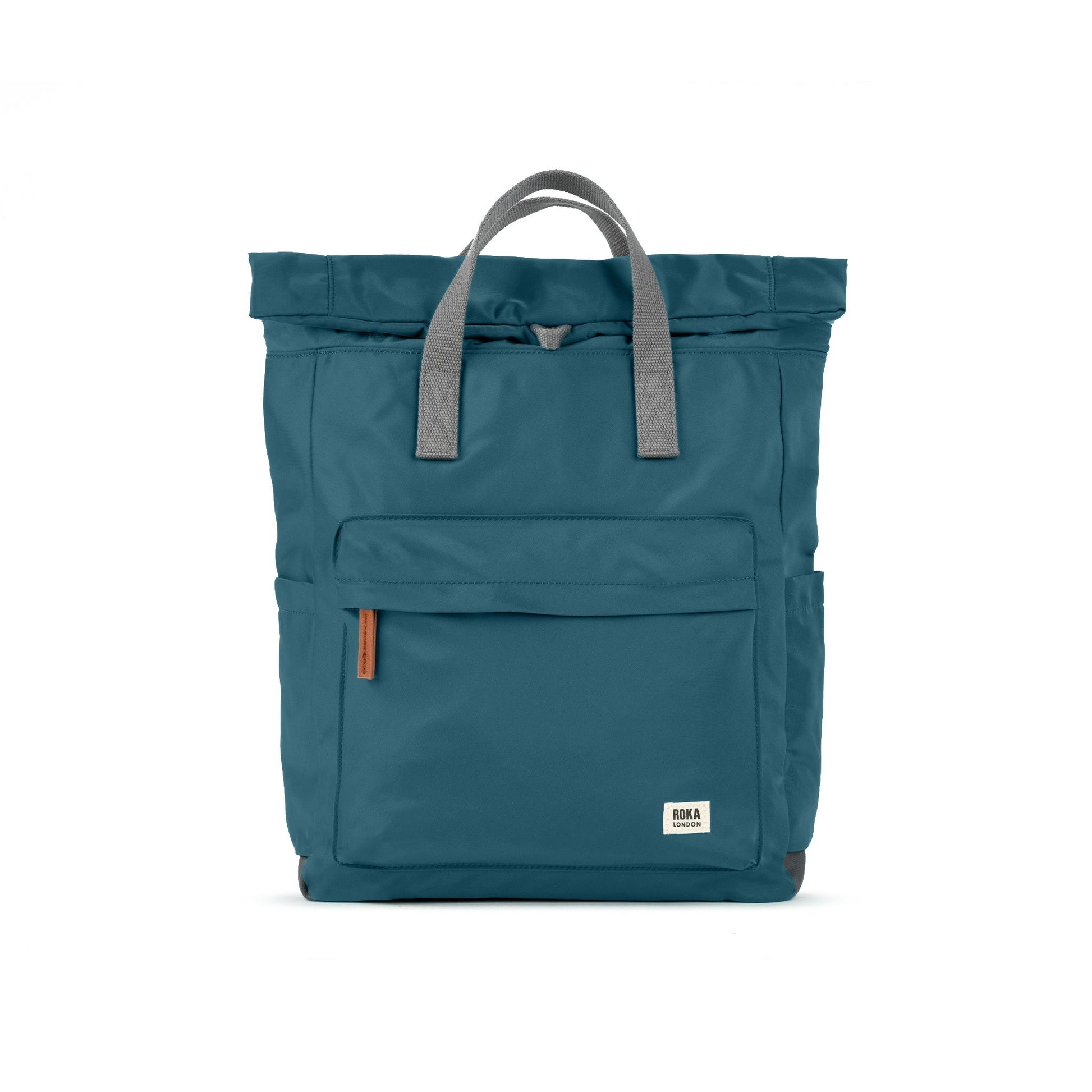 Canfield Roll Top Backpack in Teal-11