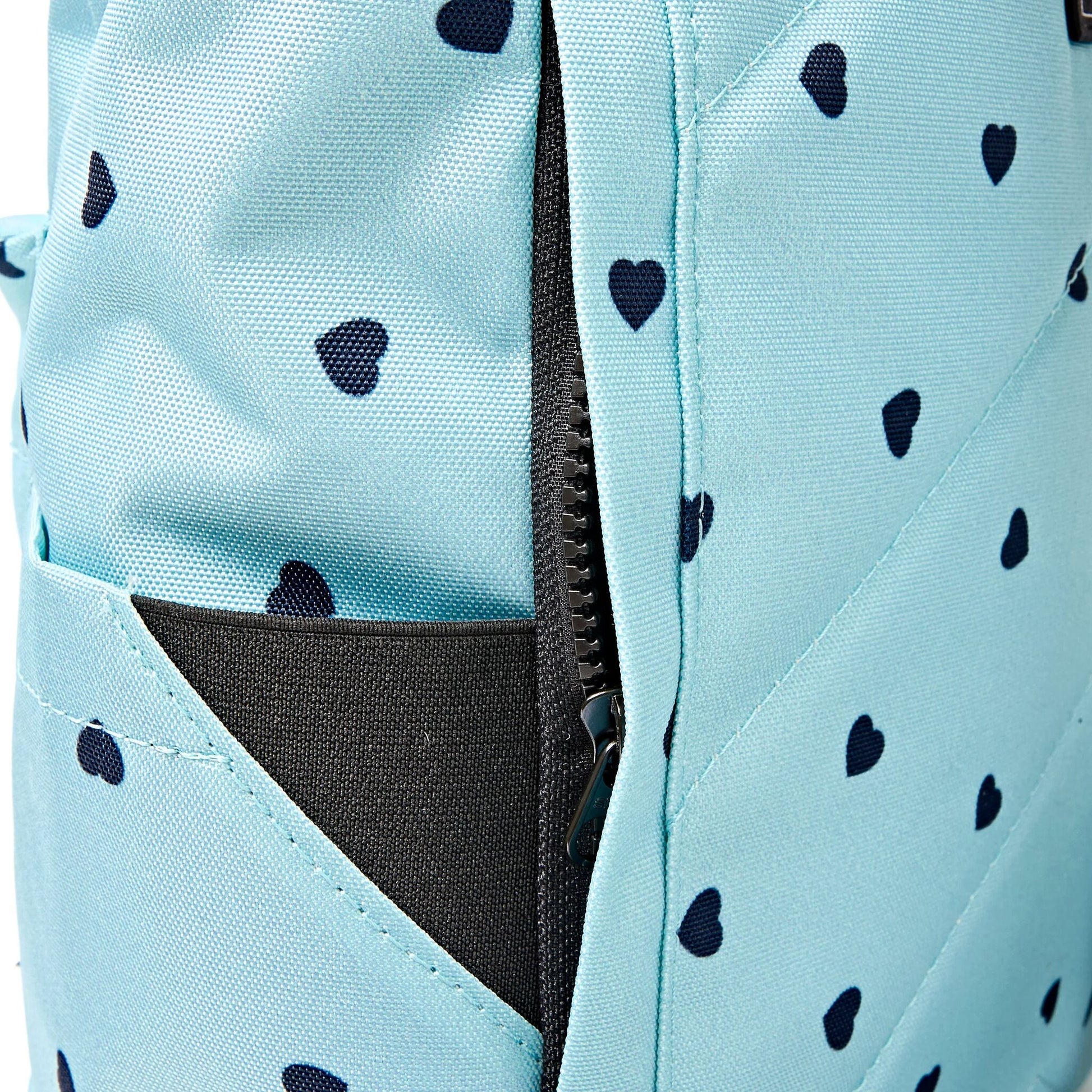 Canfield Roll Top Backpack in Heart Print-6