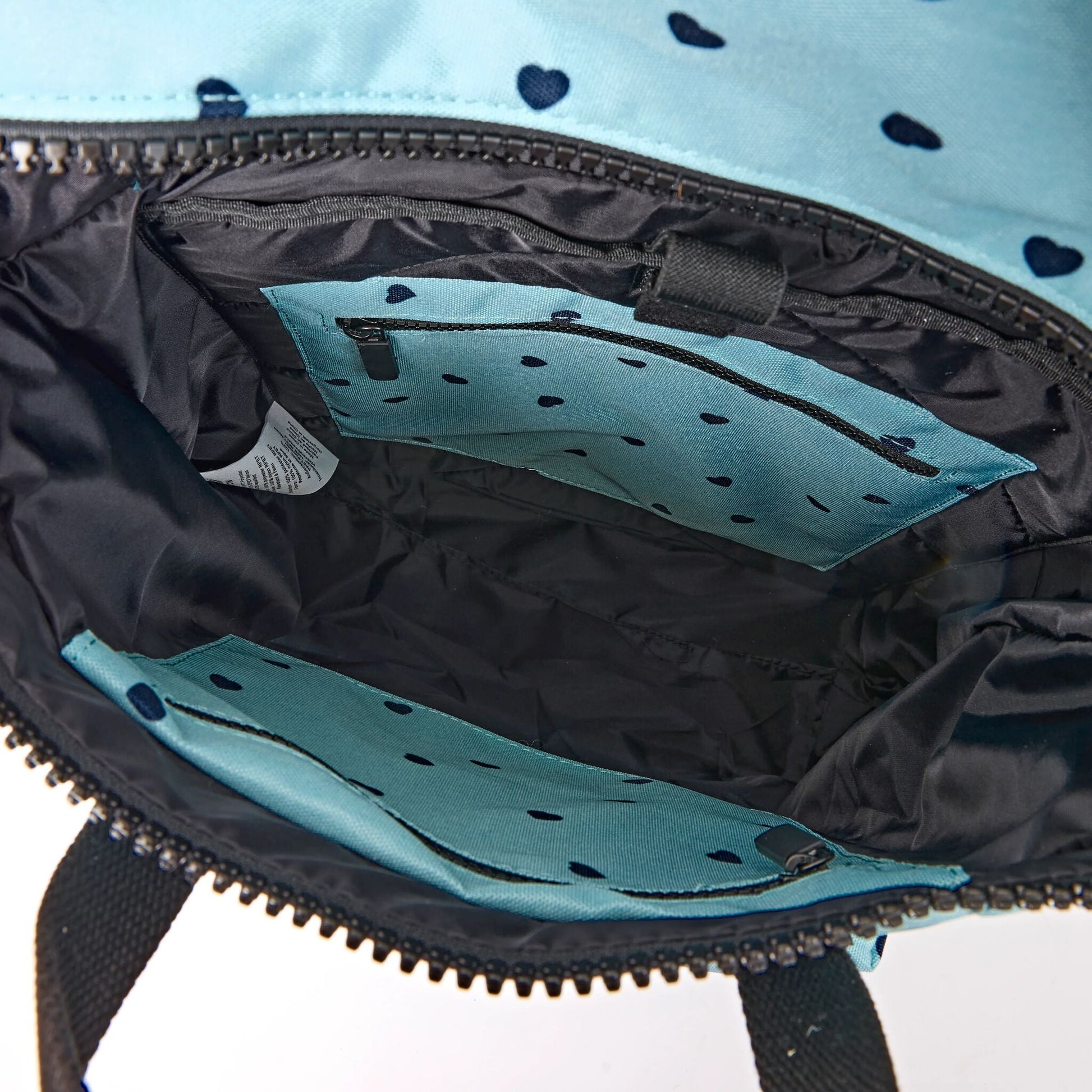 Canfield Roll Top Backpack in Heart Print-5