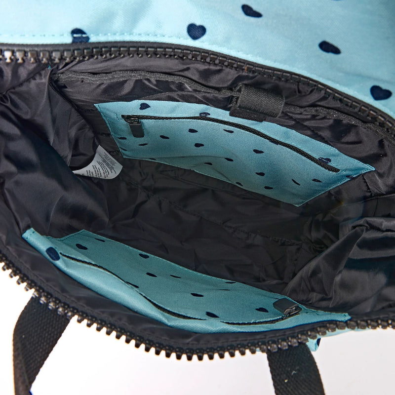 Canfield Roll Top Backpack in Heart Print-5