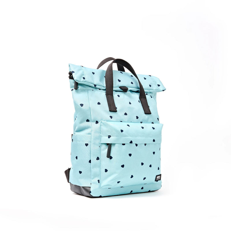 Canfield Roll Top Backpack in Heart Print-3