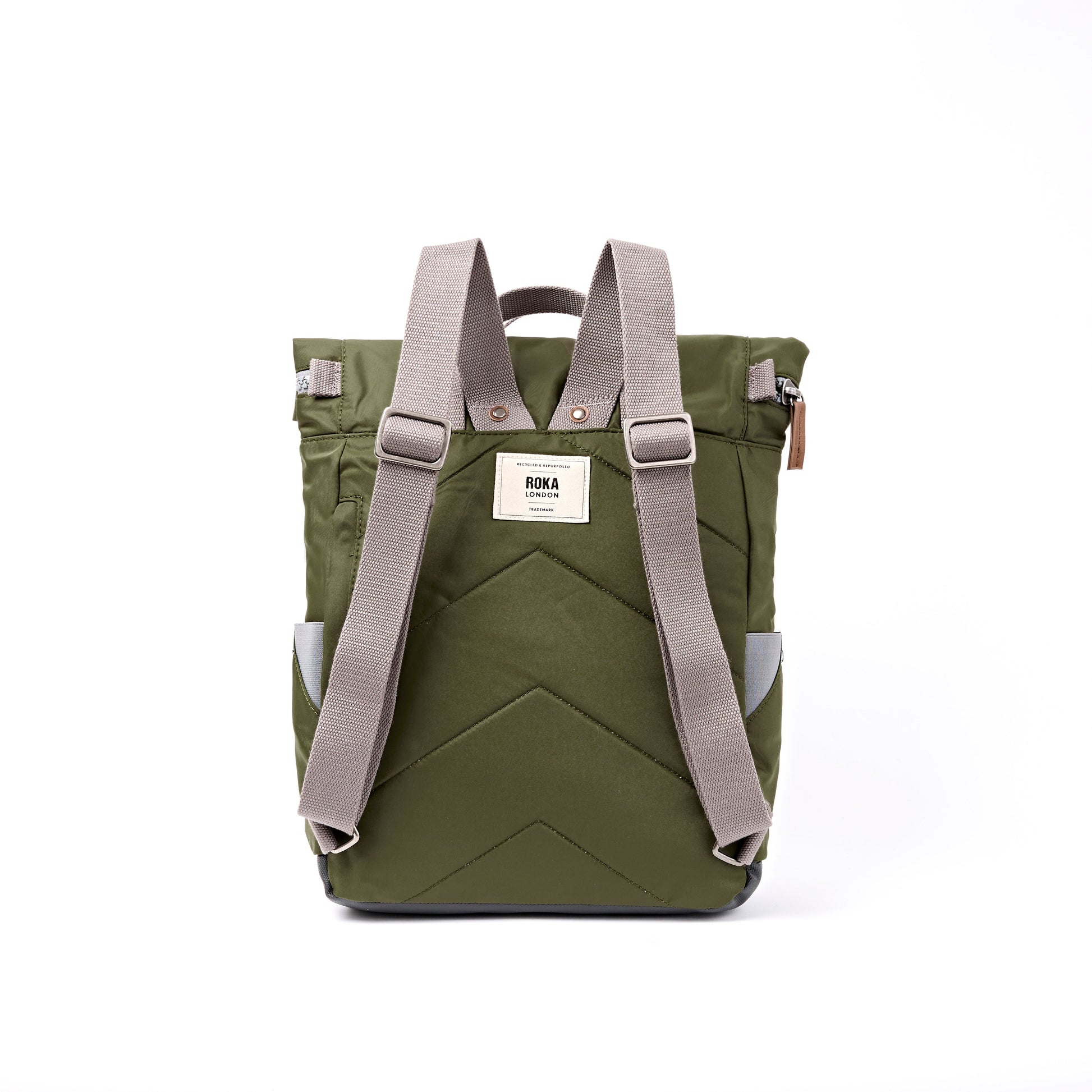 Canfield Roll Top Backpack in Military-3